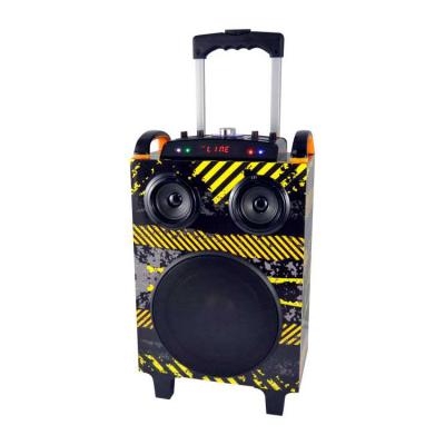 China Active Wireless Home Teater Cart Speakers Wood With Wheel for sale