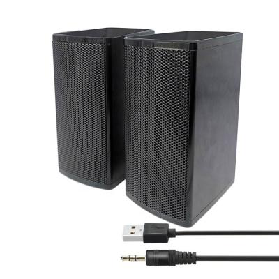 China PORTABLE USB Powered Speakers for Desktop PC, Laptop, Mac, USB Powered, 2.0 Channel Small Double Wired Stereo for sale