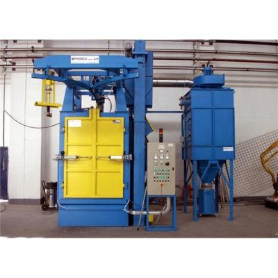 China Building Material Shops Lpg Hook Hanger Type Cylinder Sandblaster Shot Blasting Machine Wire Belt Shot Blasting Machine for sale