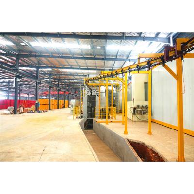 China Building material shops catenary type shot blasting cleaner and through type shot blasting machine for sale