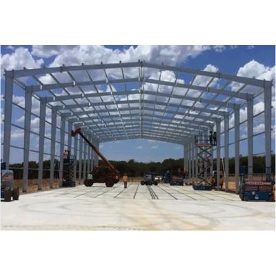 China Steel Structure Warehouse Galvanized Steel Prefab H Steel Structure Hangar Warehouse for sale