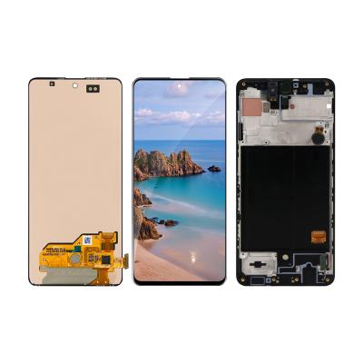 China LCD Display With View Touch Screen Digitizer Assembly Replacement For Samsung A51 For Samsung A51 for sale