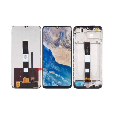 China Mobile Phone LCD Display Replacement Touch Digitizer Screen With Frame For Redmi 9A For Redmi 9A for sale