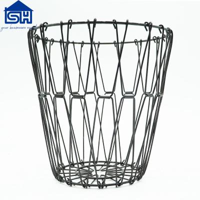 China Multi Function Gold Thin Layer Iron Fruit Basket Fruit Basket Storage Basket Light Frame LED Workable European Copper Frame for sale