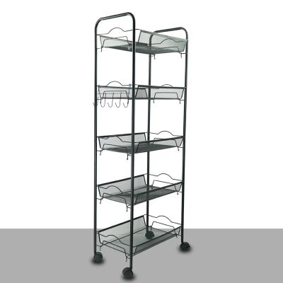 China 5 Layer Storage Rack Metal Storage Shelf Household Stocked Storage And Sorting Debris for sale