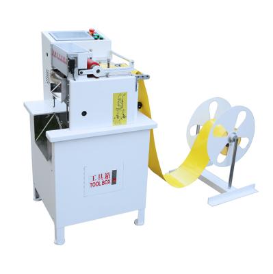 China food & Beverage Factory Servo Motor Controlled Small Sticker Paper Roll Cutting Machine for sale