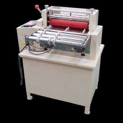 China Factory PLC Controlled Foam Roll To Cover Cutting Machine for sale