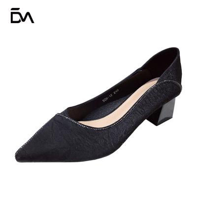 China Breathable Brand New Design Fashion Comfortable Non-slip High Heel Popular Shoes For Women for sale