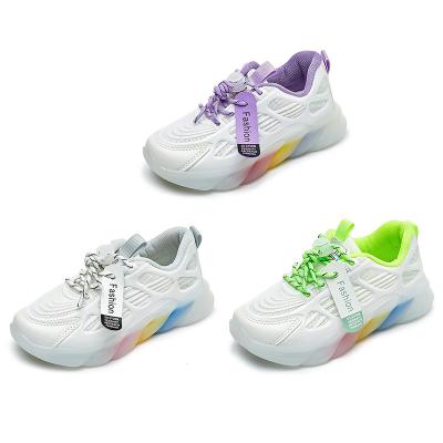 China Good Quality New Breathable Mesh Running Sneakers Unisex Breathable Shoes For Kids Children Sports Shoes for sale