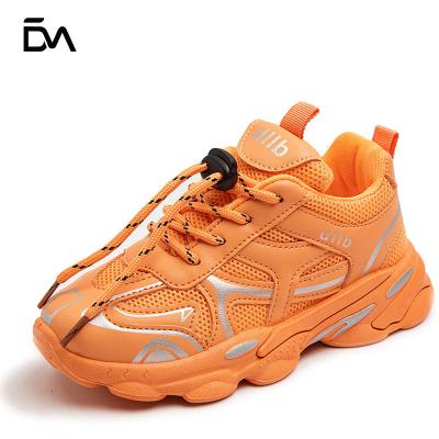 China 2021The New Listing Breathable Mesh Running Sneakers Shoes For Children Kids Sports Shoes for sale