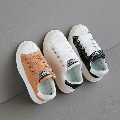 China 2021 Factory Flat Shoes For Boys Girls Boys Girls Autumn Canvas Shoes Children's Non-slip Rubber Sports Shoes for sale