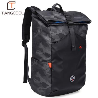 China Camouflage Custom Single Compartment Large Capacity Backpack Waterproof Laptop School Traveling Leather Backpack for sale