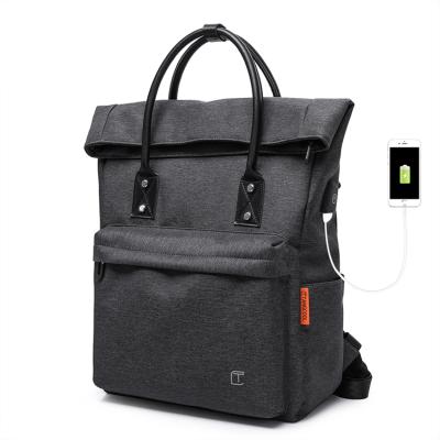 China With 2019 custom factory best selling women laptop backpack USB fashion college bags usb backpack popular men bags for sale