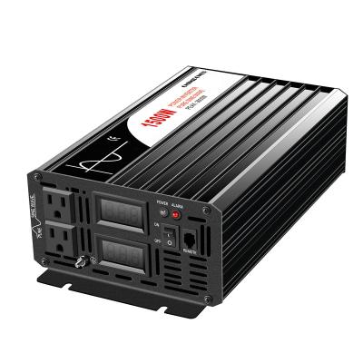 China AC 120v Pure Sine Wave Solar Power Inverter 12V DC With Remote Control Off Grid LCD Camping / Traveling / Home Use 360mm*240mm*150mm for sale