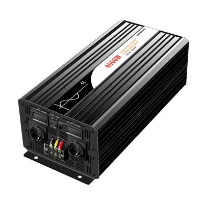 China 4KW Swipower DC 12V 24V 48V to AC 230V Pure Sine Wave Inverterwith European Plug Solar Inverter for Home Use Car 420*217*155(mm) for sale