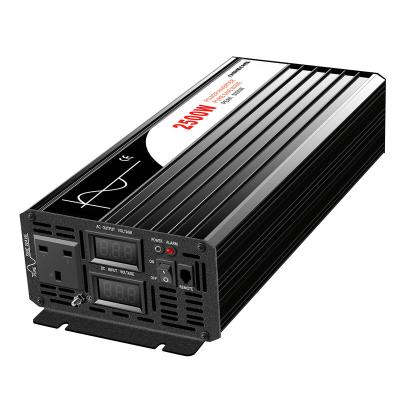 China Power System Home 2500W Solar Pure Sine Wave Inverter AC 60v 72v 96v to 120v 110v 230v 240v with Digital Display for UK for sale