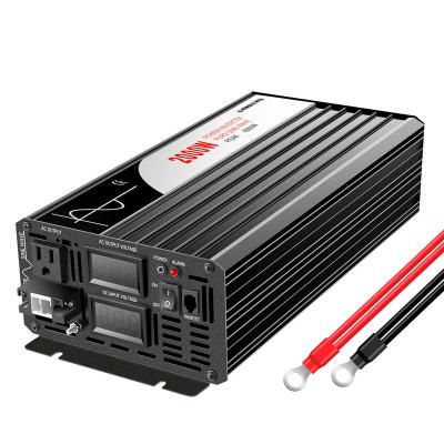 China 2000 Watt Inverters Off Grid AC 120V Solar Inverter DC 380V With US Plug Pure Sine Wave Inverter 450*240*150 for sale