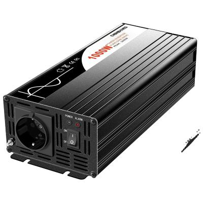 China lenze expert 1000W inverter pure sine power inverter with overload protecction and soft start 305*165*85(mm) for sale