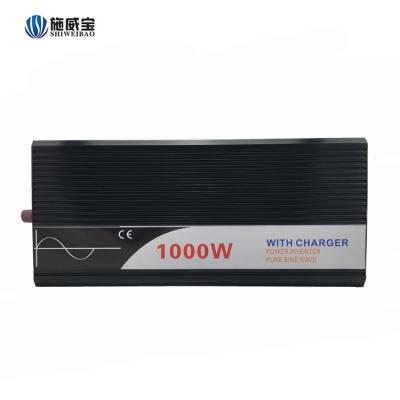 China 1000w 12v 220v Pure Sine Wave Inverter UPS With Charger 415*165*85(mm) for sale