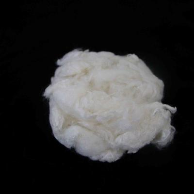 China Off White Flame Retardant Viscose Staple Fibre 64mm For Non Woven Fabric for sale