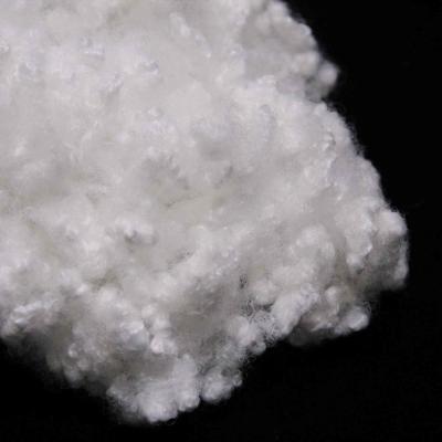 Chine Fibre de polyester à base de PET régénérée de 32 mm Fibre de polyester conjuguée siliconée à vendre