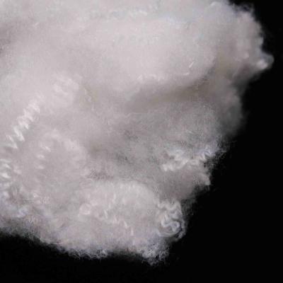 China Recycled PET 8D Flame Retardant Fiber Fireproof Polyester Fiber For Filling Material for sale