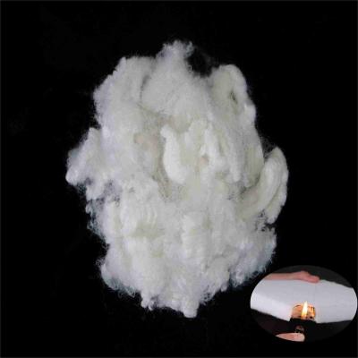 China Virgin Polyester Staple Fibers Nontoxic Fire Resistant Fiber 7D For Padding for sale