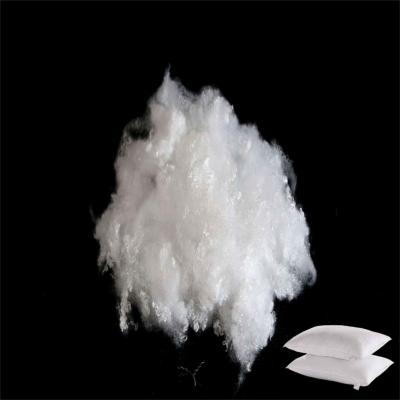 China 3D HCS Polyester Staple Fibre Comfortable White Fiber For Stuffed Toys for sale