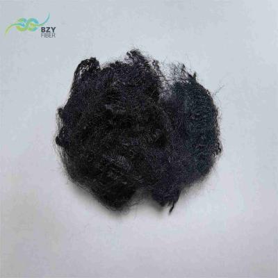 China Safety High Performance Fire Retardant Black Hollow Conjugated Fiber for sale