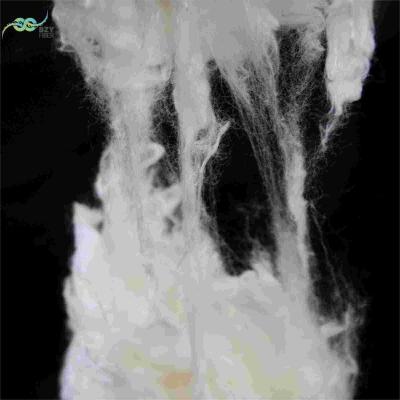 中国 高長さ 60mm 耐火性ポリエステル繊維 白い非織布用 販売のため
