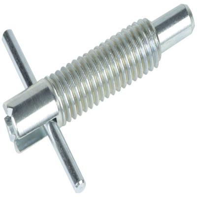 China ZINC T-Handle Hand Retractable Wire Index Plunger Spring Loaded Locking Pin for sale