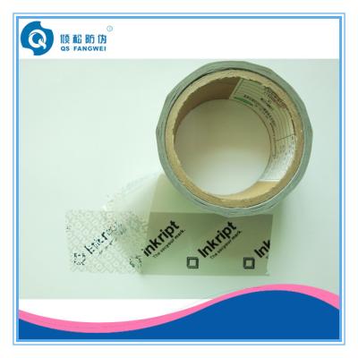 China Single Side Security Tamper Evident Tape , Carton Clear Packing Tape for sale