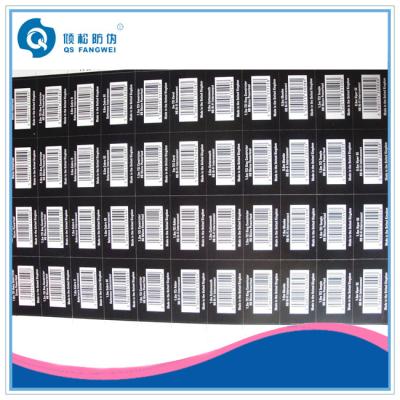 China Selbstklebender Barcode-Aufkleber-/Aufkleber-Druck zu verkaufen