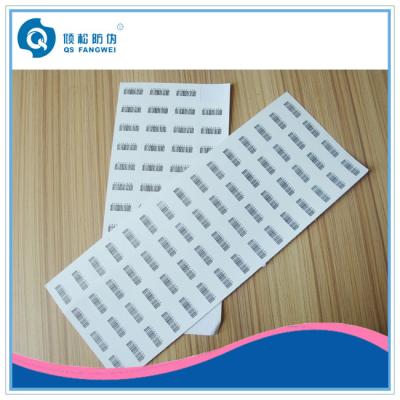 China Destructible Security Label , Anti-Counterfeiting Die Cut Vinyl Stickers for sale