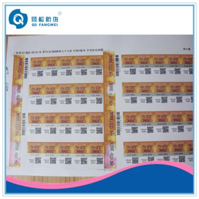 China Glossy / Matte QR Code Stickers , Waterproof  QR Code Label For Bottles Packing for sale