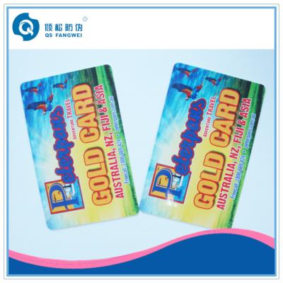 China Hot Stamping Waterproof Plastic Card Printing , Full Color Membership Card for sale