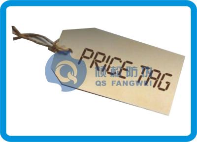 China Plastic Jewelry Hook Price Hangtag , CMYK Supermarket Digital Price Tags for sale