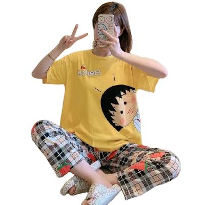 China QUICK DRY Women's Pajama Sets Comfortable With Cartoon Pajamas Sleepwear For Women for sale