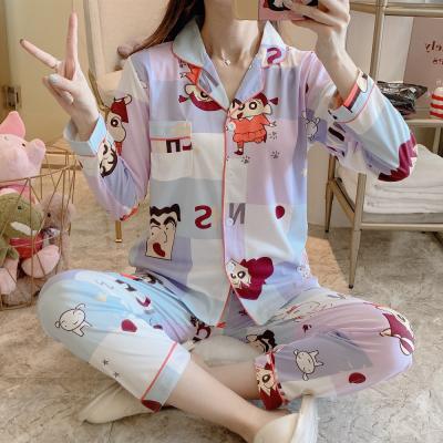 China 2020 Winter New QUICK DRY Pink Pig Pattern Ladies Pajamas Red Set for sale