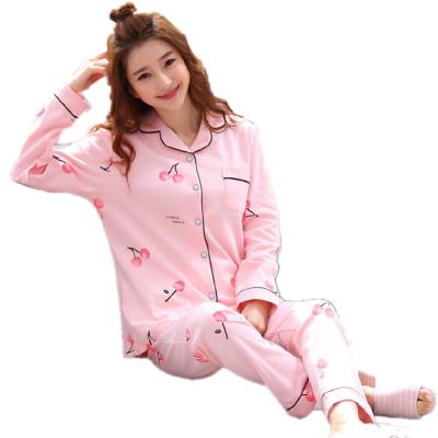 China Wholesale New QUICK DRY Sleepwear Women's Long Sleeve V-Neckline Pajamas Sets for sale