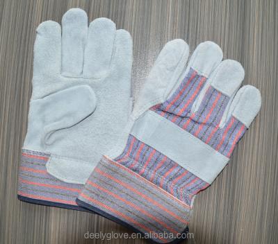 China Fitout Top Selling Cow Split Leather Welding 10.5 Inch Working Glove Gloves Construction for sale