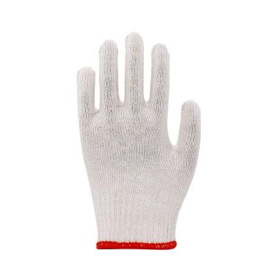 China Industrial Work 10 Gauges Natural White Working Gloves 50g/pair Cotton Gloves for sale