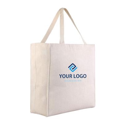 China Hot Shopping Handled Sale Cotton Tote Bag With Custom Logo Printed for sale