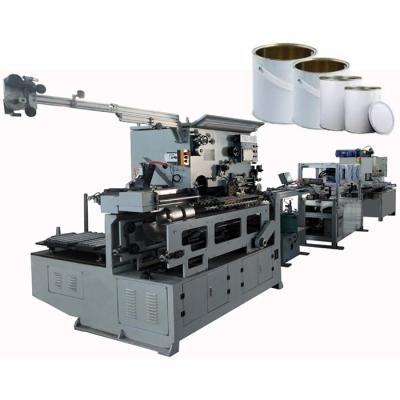 China Automatic 1-5L Food Round Tin Paint Can Production Line /Making Machine for sale