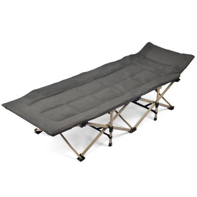 China convertible lounge iron portable folding camping bed LVZC014 for sale