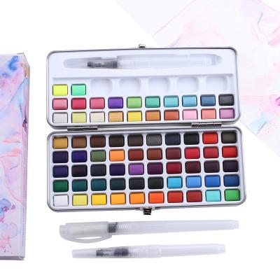 China Art Painting Special Cool Glossy Pearl Paint Set Metallic Watercolors Art Supplies for sale