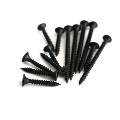 China Flat Gypsum Board Screws Black Screw On Drywall Screws To Use For Drywall for sale