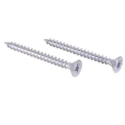 China Stainless Steel Flat Self Tapping Screw Galvanized Chipboard Screw For Wood Construction for sale