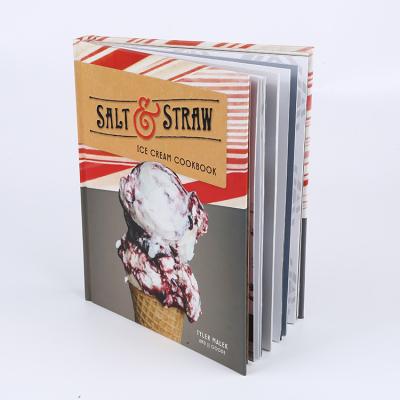 China paper & Good Quality Cardboard Low Cost Full Color Hardcover Custom Cook Book for sale