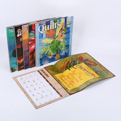 China paper & Cardboard Customized High Quality New Year Calendar 2022 Wall Calendar Desk Table Calendar Made in Japan OEM Available for sale